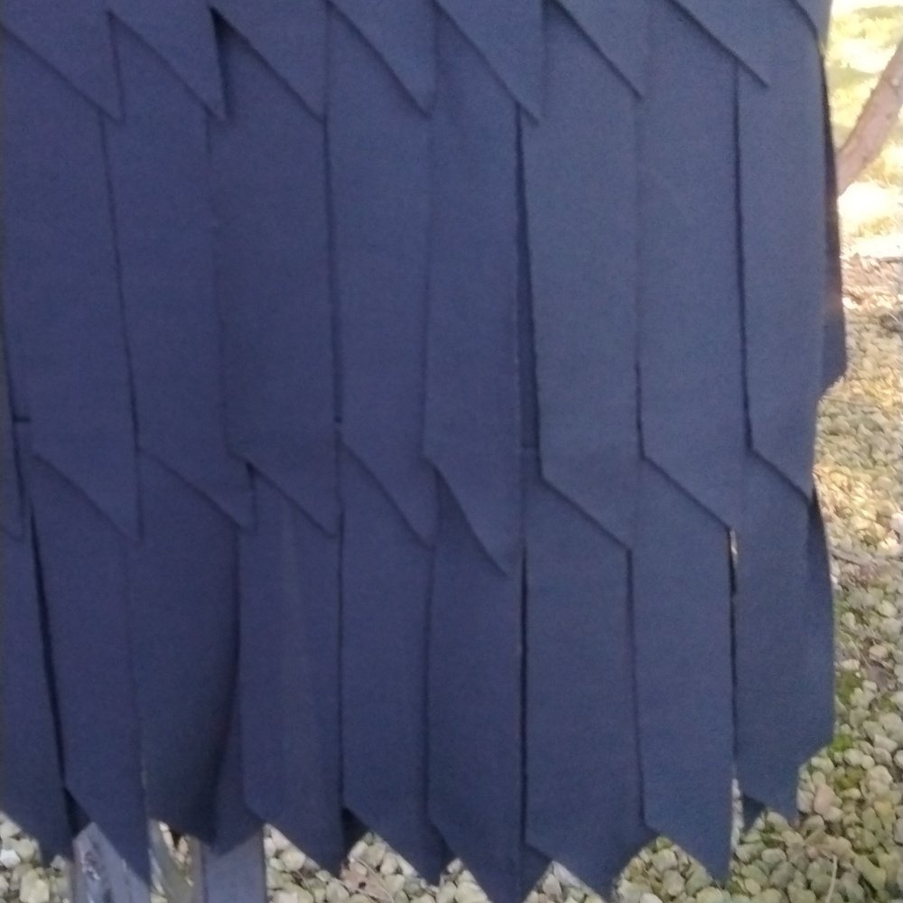 NWT Tadashi Neiman Marcus FRINGE  dress/skirt size M. OLD MONEY QUIET LUXURY - Picture 11 of 12